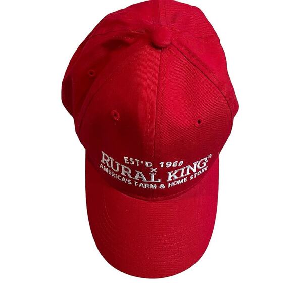 Rural King Other - Rural King red baseball cap snap back
